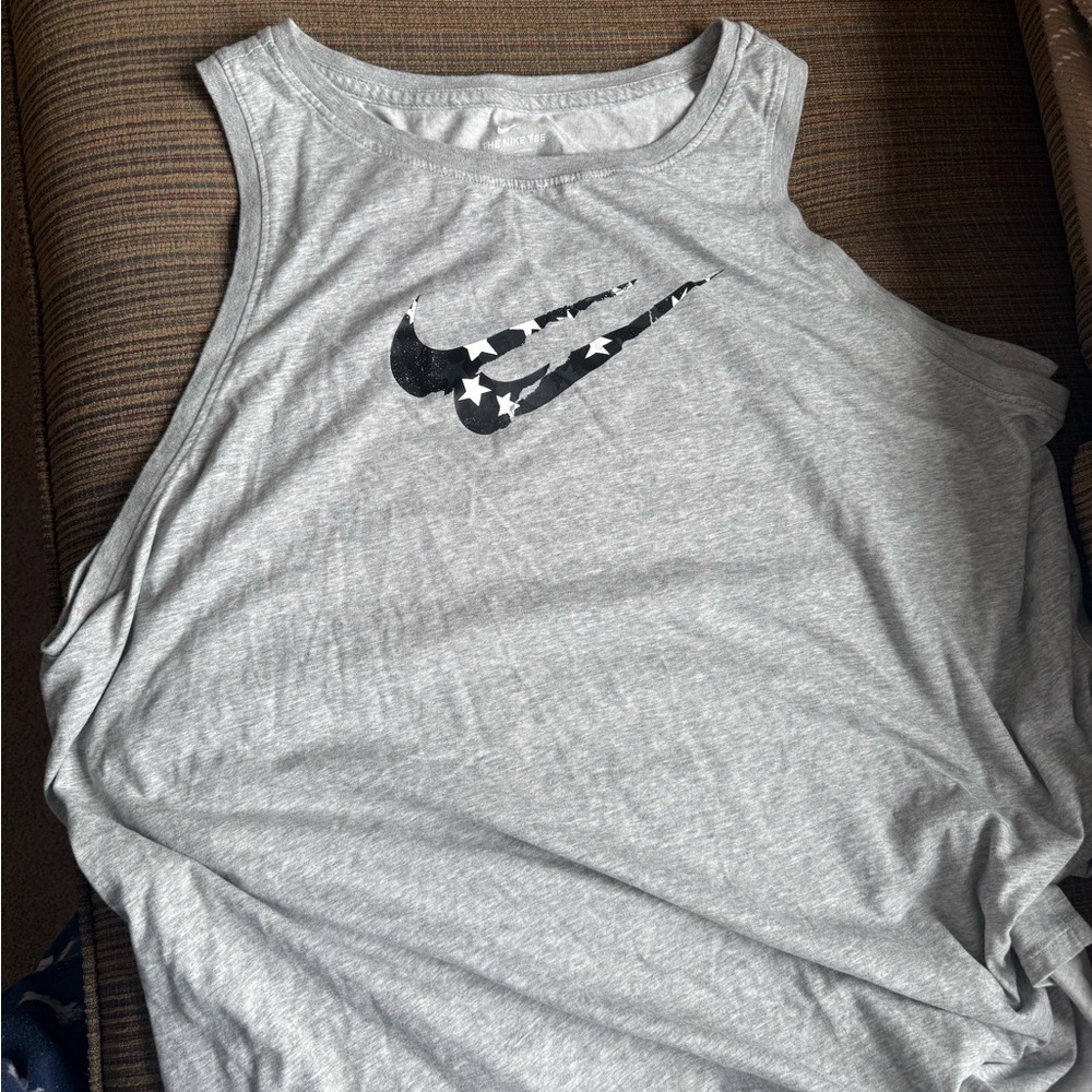 Nike Heather Gray Dri-FIT Tee